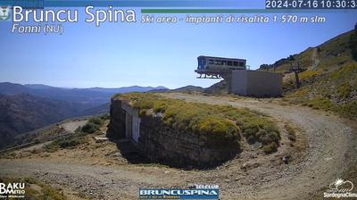 immagine della webcam nei dintorni di Bari Sardo: webcam Bruncu Spina