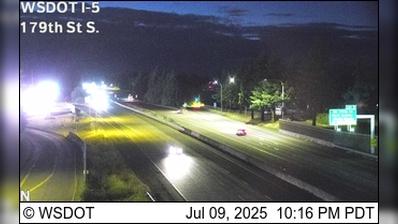 Traffic Cam Baker: I-5 at MP 9.1: S of 179th St