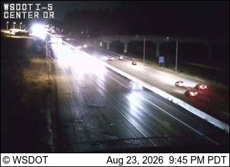 Traffic Cam DuPont: I-5 at MP 117.9: Center Dr
