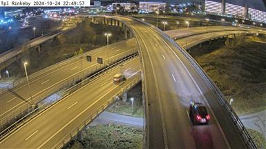 Traffic Cam Rinkeby-Kista stadsdelsomrade: Tpl Rinkeby mot Rissne