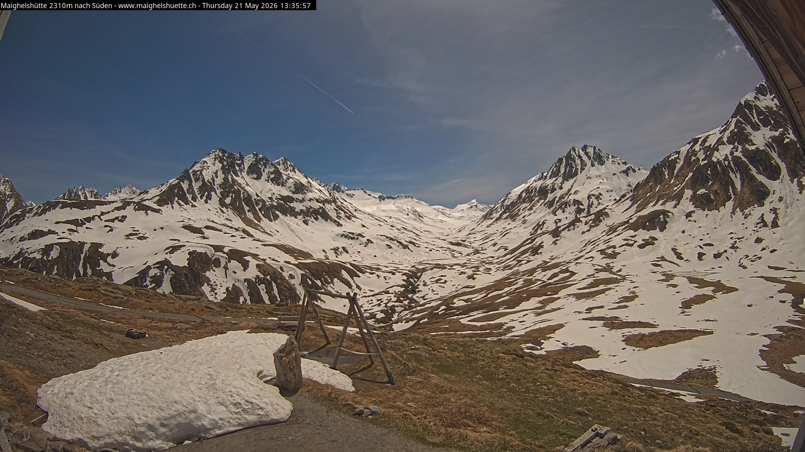 Tujetsch › Süden: Camona da Maighels - Maighels - Piz Plaunca Cotschna - Oberalppassbach - Pass Maighels - Glatscher da Maighels - Piz Ravetsch - Piz Borel