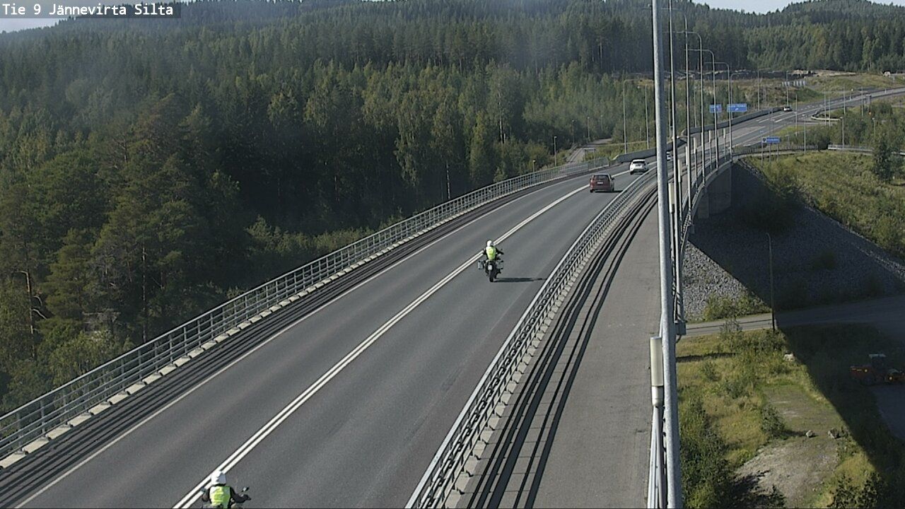 Traffic Cam Kuopio: Tie - Jännevirran silta - Kuopioon