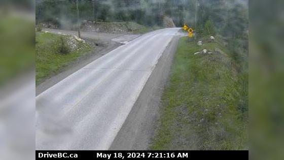 Traffic Cam Invermere › East: On Toby Creek Road at Panorama Fire Hall, near Springs Hill Rd, looking east