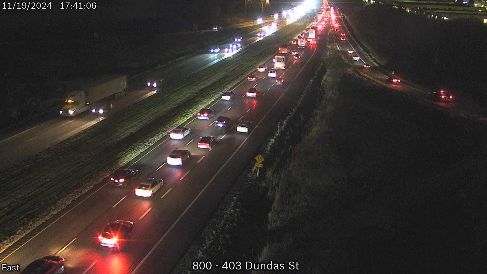 Traffic Cam Mississauga: Highway 403 near Dundas St