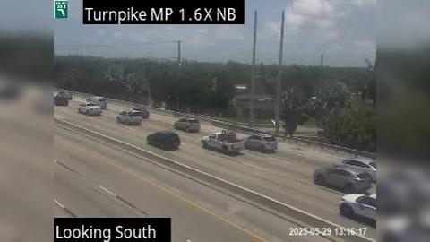 Traffic Cam Miami Gardens: Tpke MM 1.6 X