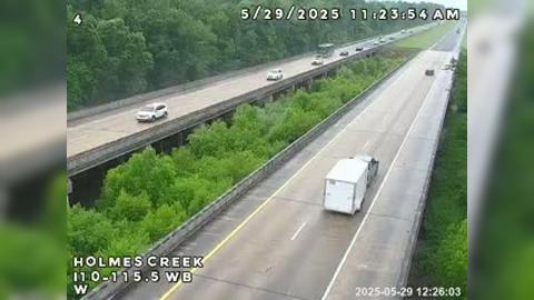 Traffic Cam Bonifay: I10-MM 115.5WB-Holmes Creek