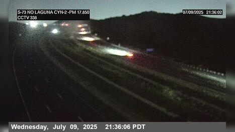 Traffic Cam Laguna Woods › South: SR-73 : North of Laguna Canyon Road Undercross C