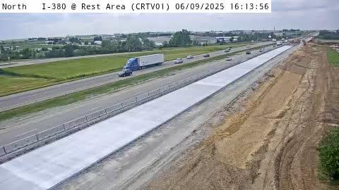 Traffic Cam Cedar Rapids: CR - I-380 @ Rest Area (01)