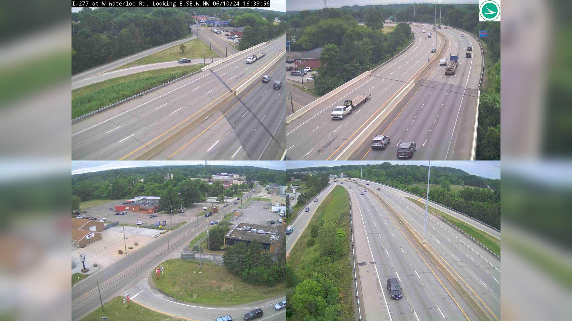 Traffic Cam Akron: I-277 at W Waterloo Rd