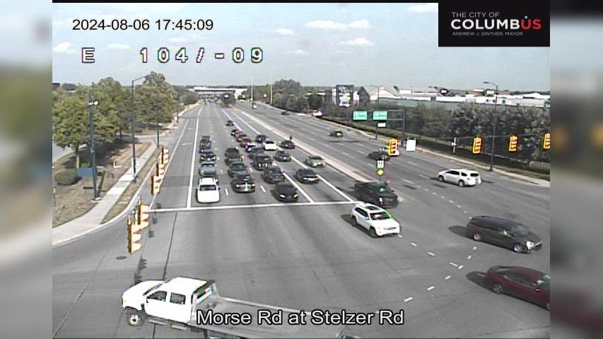 Traffic Cam Columbus: City of - Morse Rd at Stelzer Rd