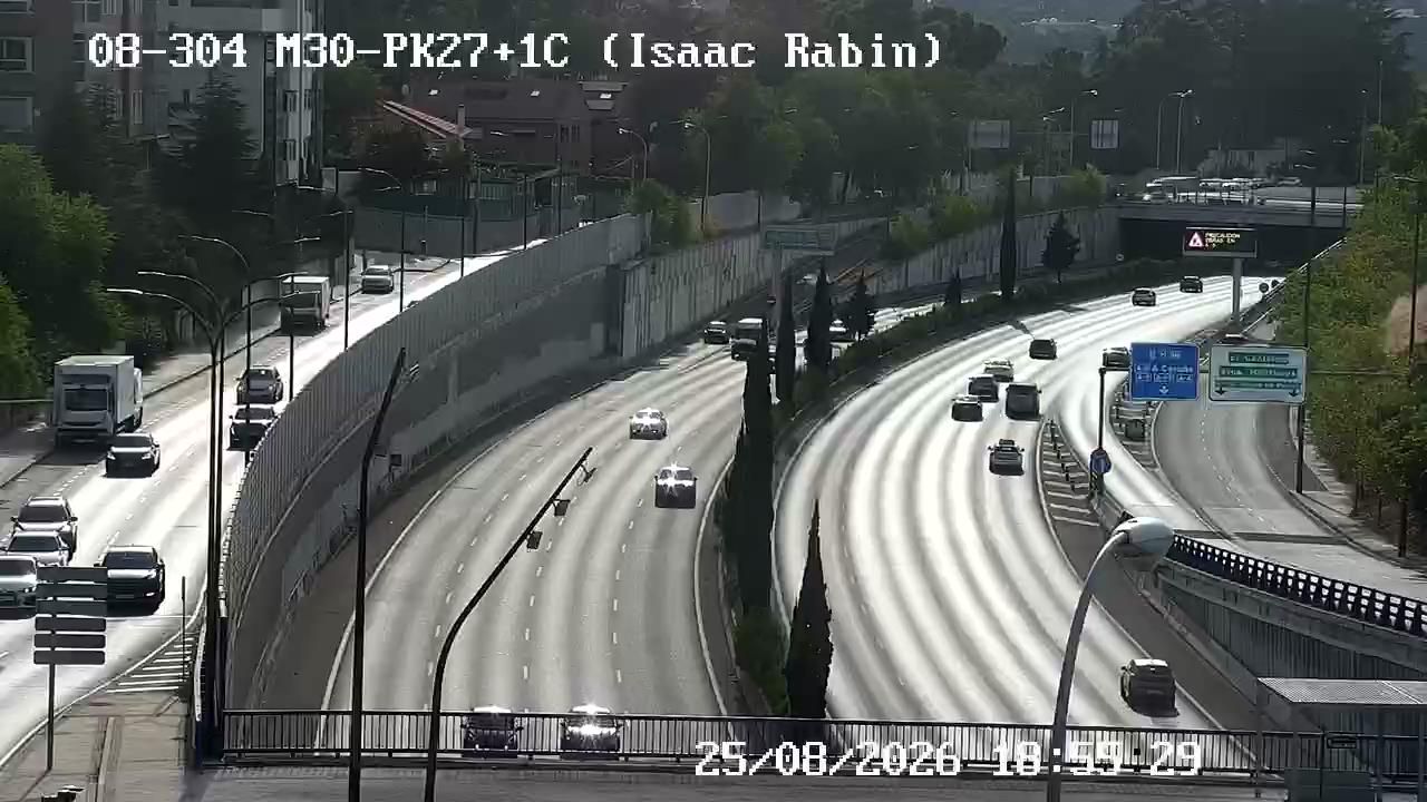 Traffic Cam Penagrande: M30 - PK27+250 C (ISAAC RABIN)
