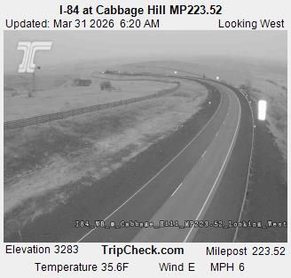 Traffic Cam Umatilla: I-84 at Cabbage Hill MP223.52