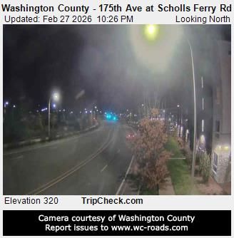 Traffic Cam Neighbors Southwest: Washington County - 175th Ave at Scholls Ferry Rd