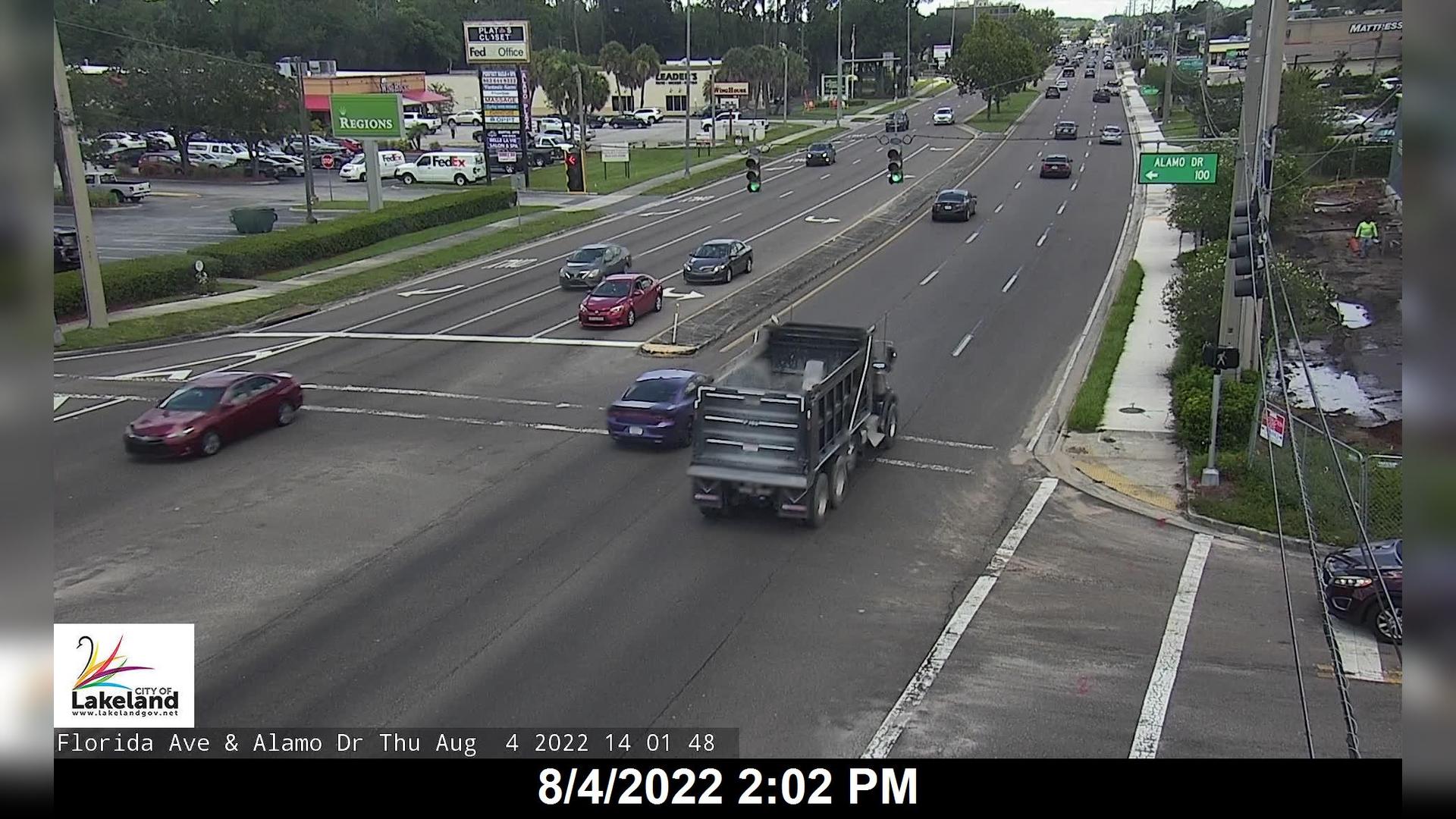 Traffic Cam Lakeland: ALA_FloridaAve_AlamoDr