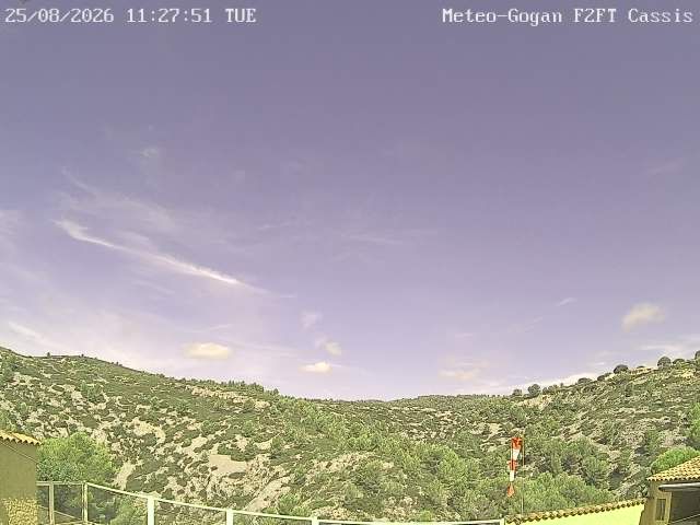 Traffic Cam Cassis › North-West: Massif des Calanques