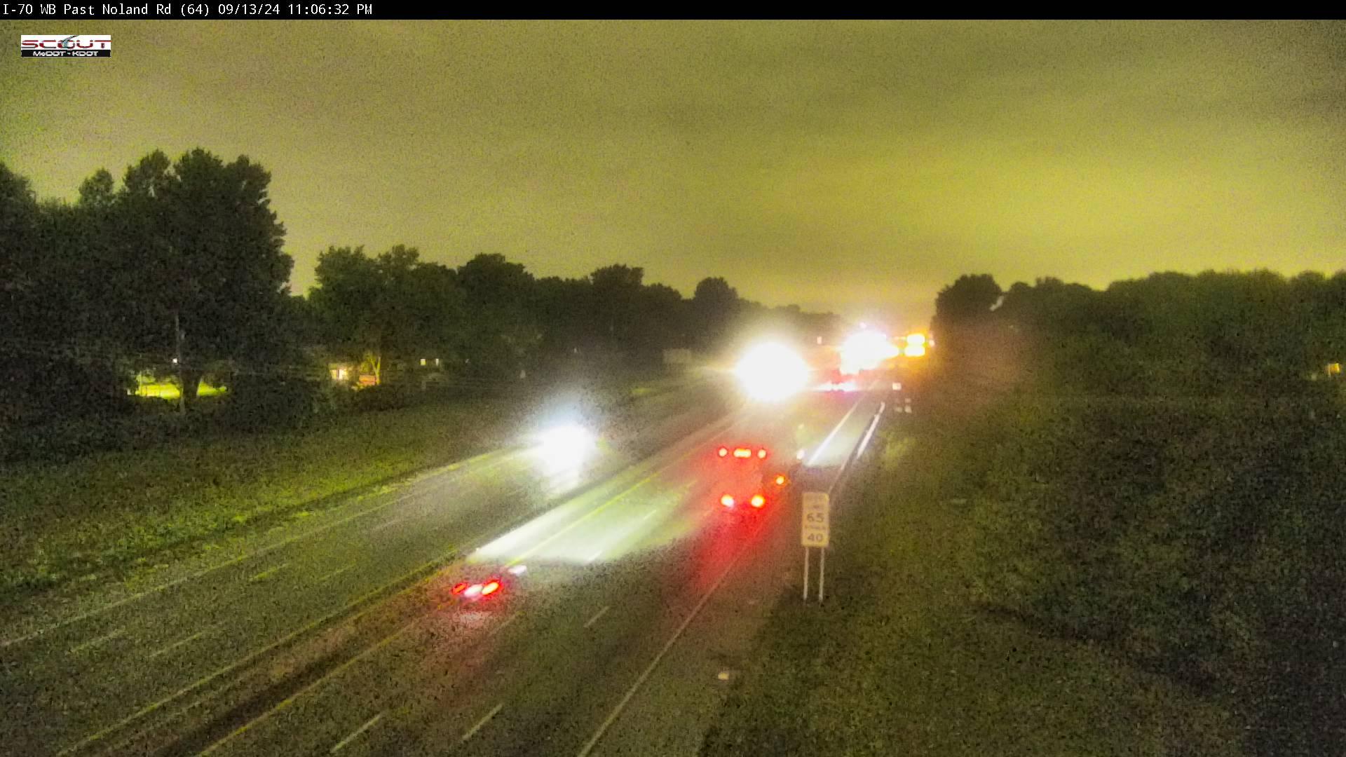 Traffic Cam Independence: I- WB W OF NOLAND ROAD