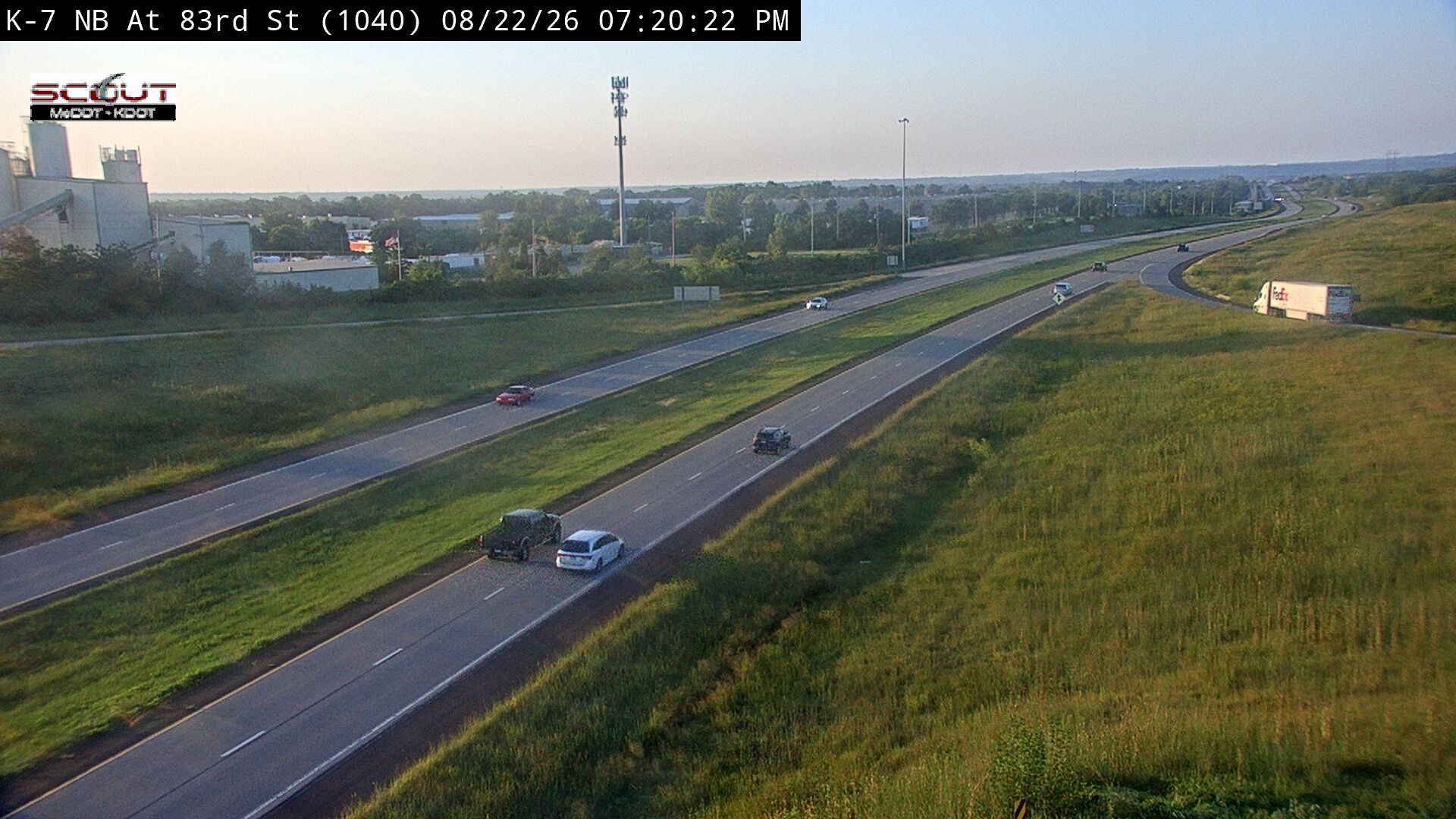 Traffic Cam Lenexa: K- N @ W rd Street
