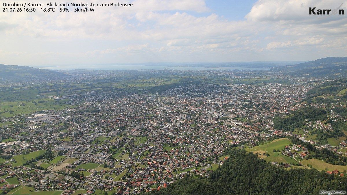 Traffic Cam Stadt Hohenems › South-East: Hohenems-Dornbirn Airport