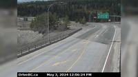Area J > South-West: Hwy 97D (Logan Lake/Lac le Jeune Rd) at Hwy 5, looking southwest - Overdag