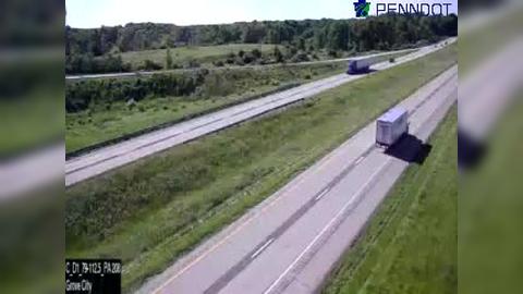 Traffic Cam Springfield Township: I-79 @ EXIT 113 (PA 208/PA 258 GROVE CITY)