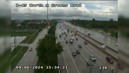 Traffic Cam North Houston District › South: I-45 North @ Greens Road