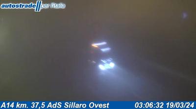 Preview delle webcam di Castel San Pietro Terme: A14 km. 37,5 AdS Sillaro Ovest
