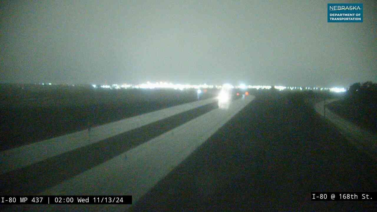Traffic Cam Wyoming's Entrance: I-80: I-80 at 168th St: Various