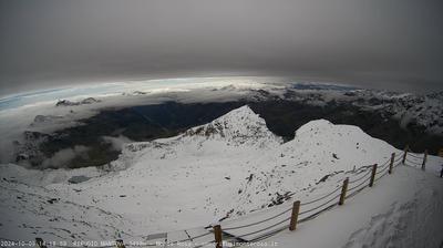 immagine della webcam nei dintorni di Cervinia Plateau Rosa: webcam Punta Indren