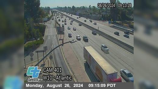 Traffic Cam Alhambra › West: I-10 : (401) West of Atlantic Blvd