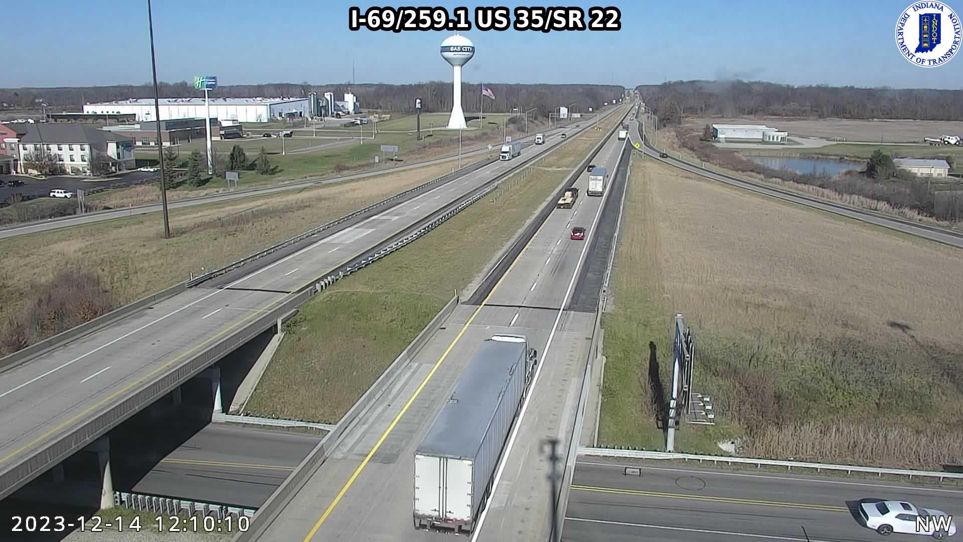 Traffic Cam Upland: I-69: I-69/259.1 US 35/SR