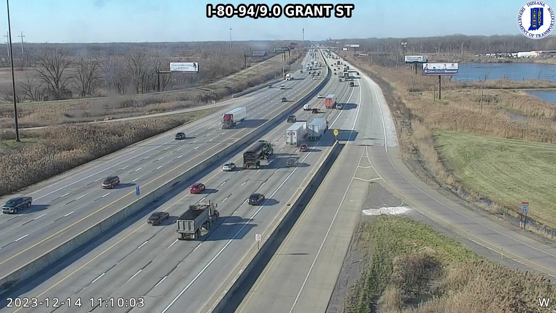 Traffic Cam Gary: I-94: I-80-94/9.0 GRANT ST