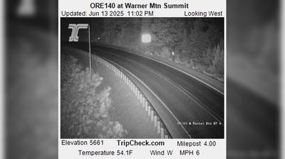 Warner Mtn Summit Traffic