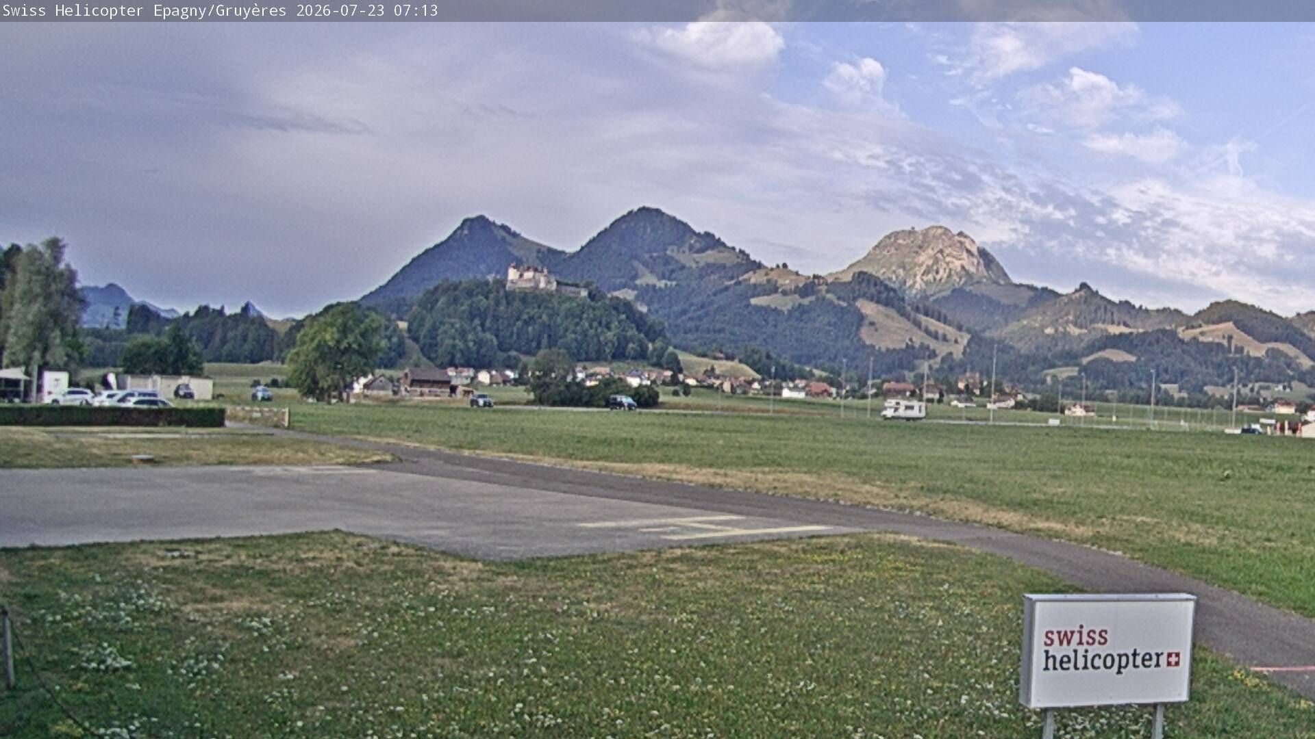 Epagny › Südwesten: Aérodrome Gruyères - Chapelle du château de Gruyères