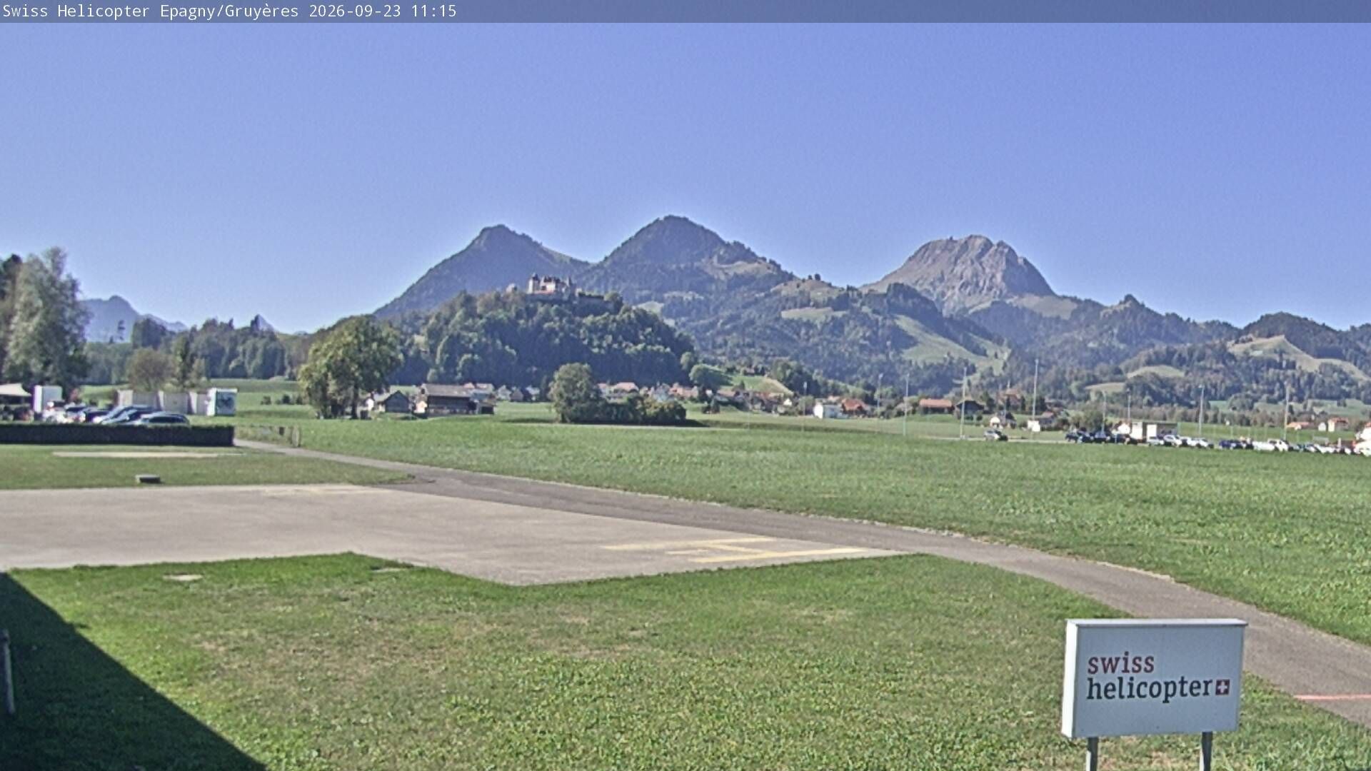 Epagny › Südwesten: Aérodrome Gruyères - Chapelle du château de Gruyères