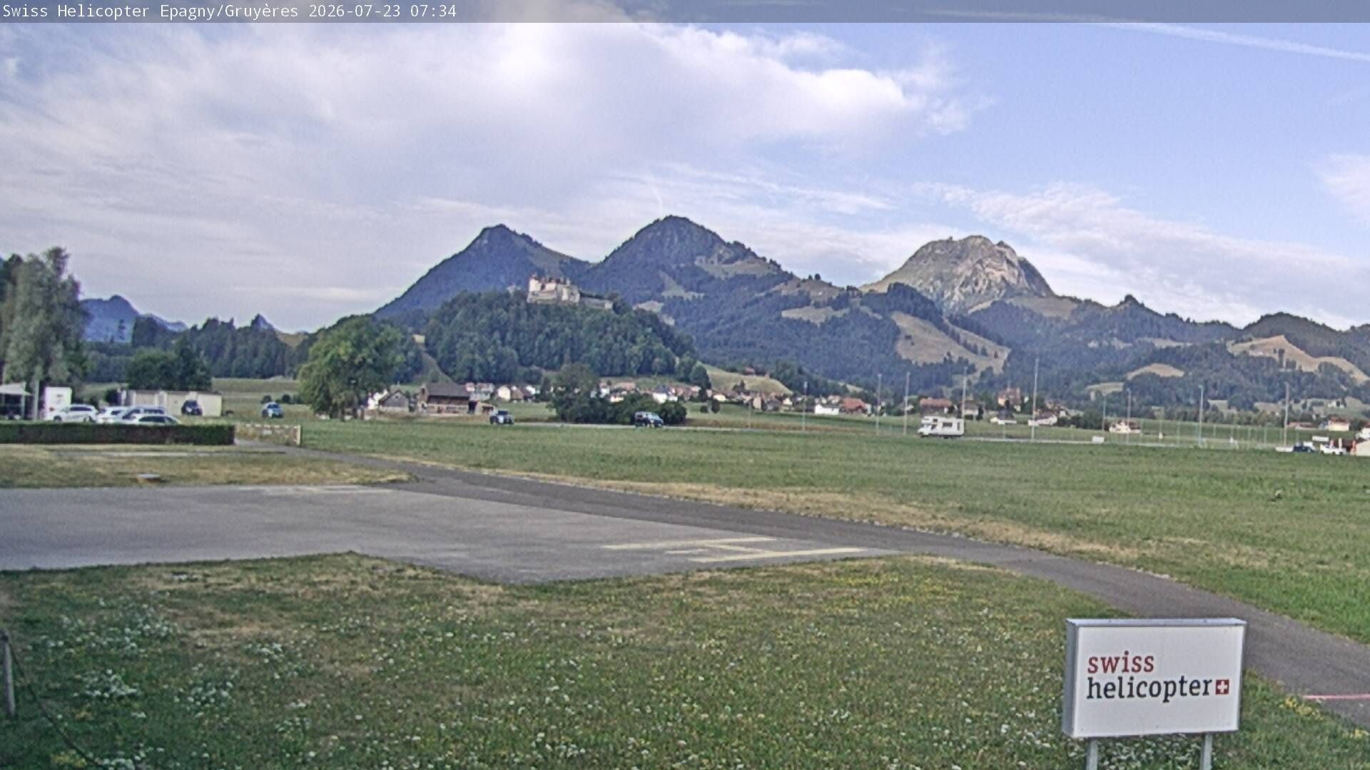 Epagny › Südwesten: Aérodrome Gruyères - Chapelle du château de Gruyères