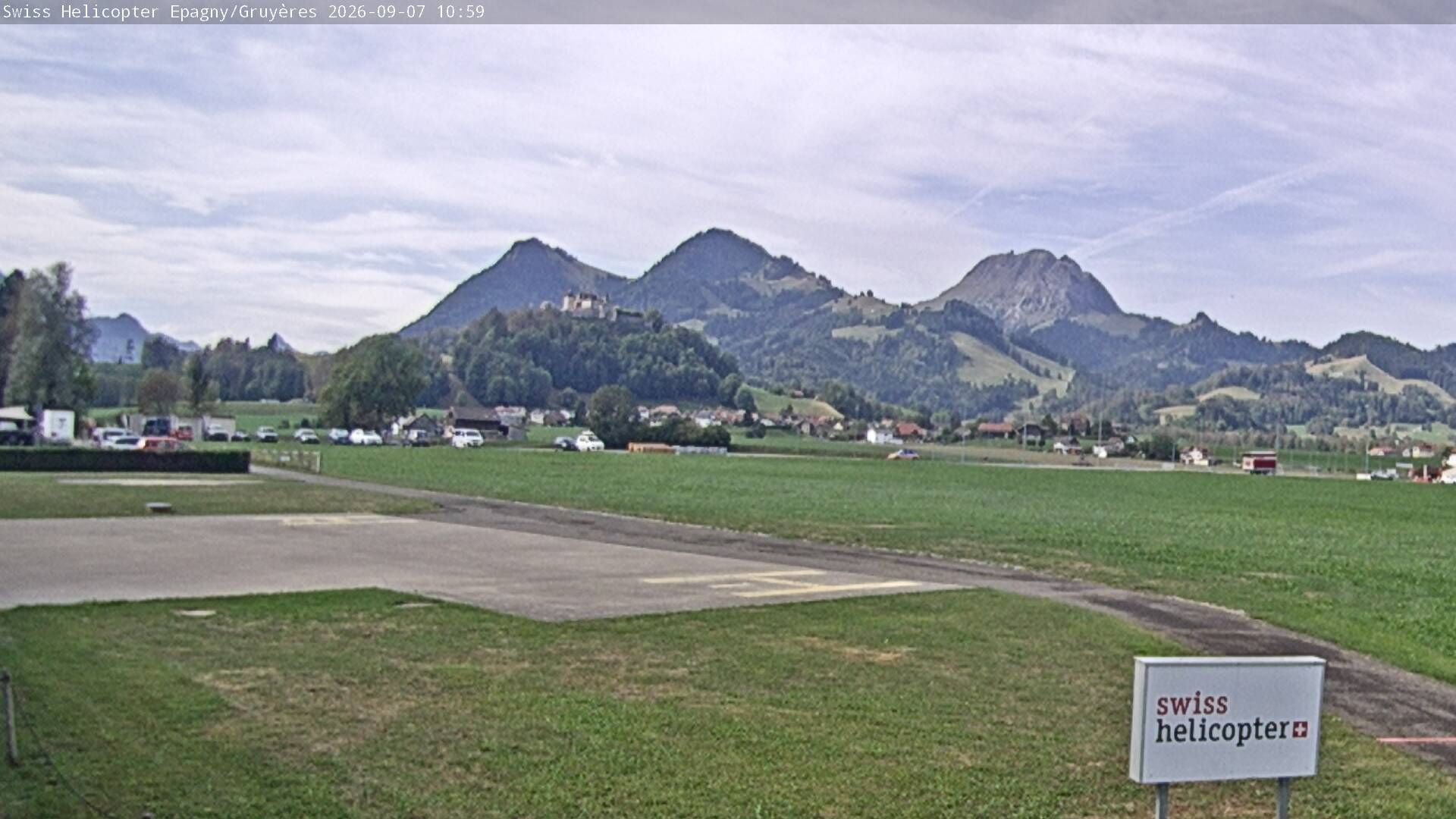 Epagny › Südwesten: Aérodrome Gruyères - Chapelle du château de Gruyères