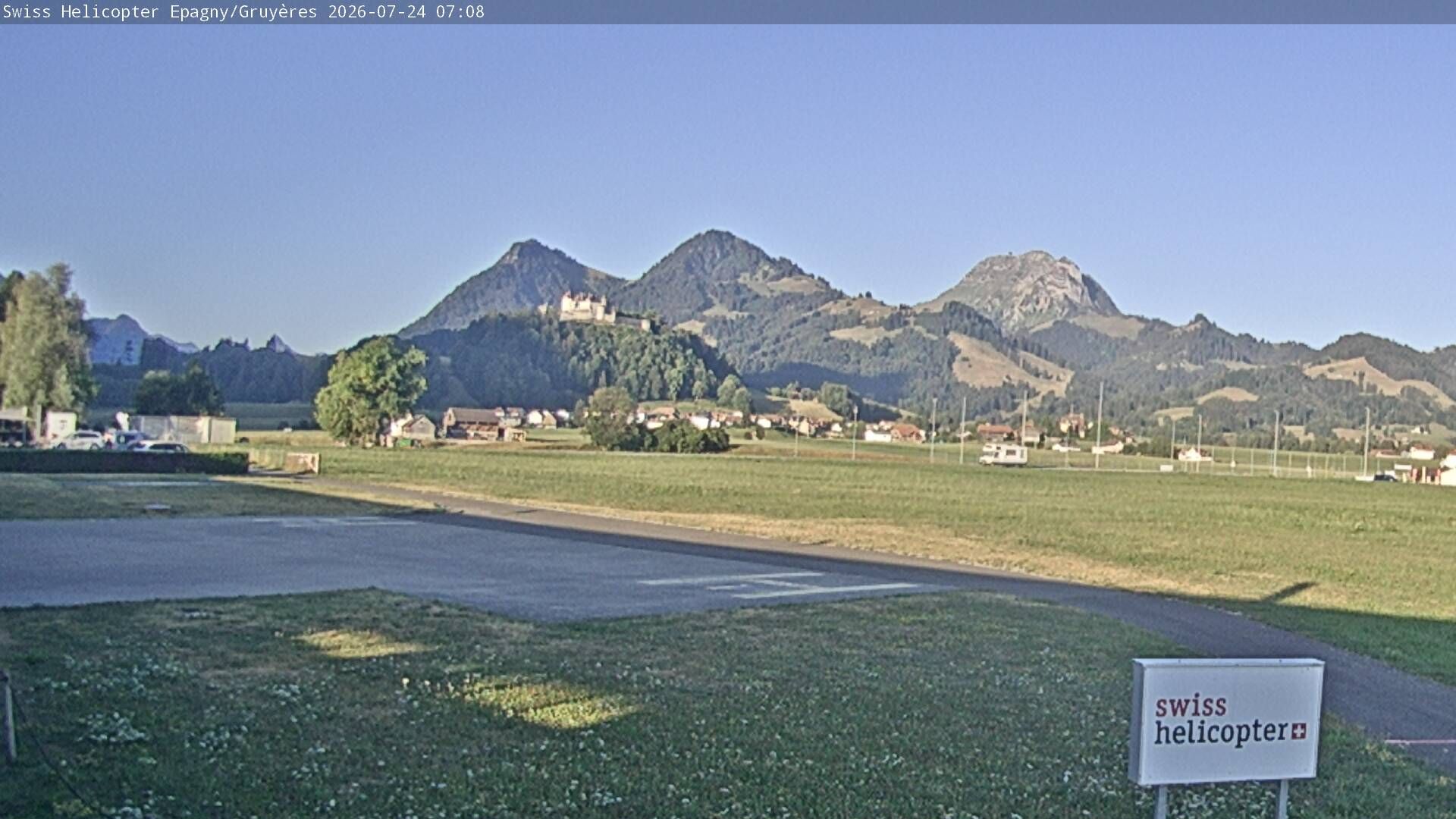 Epagny › Südwesten: Aérodrome Gruyères - Chapelle du château de Gruyères