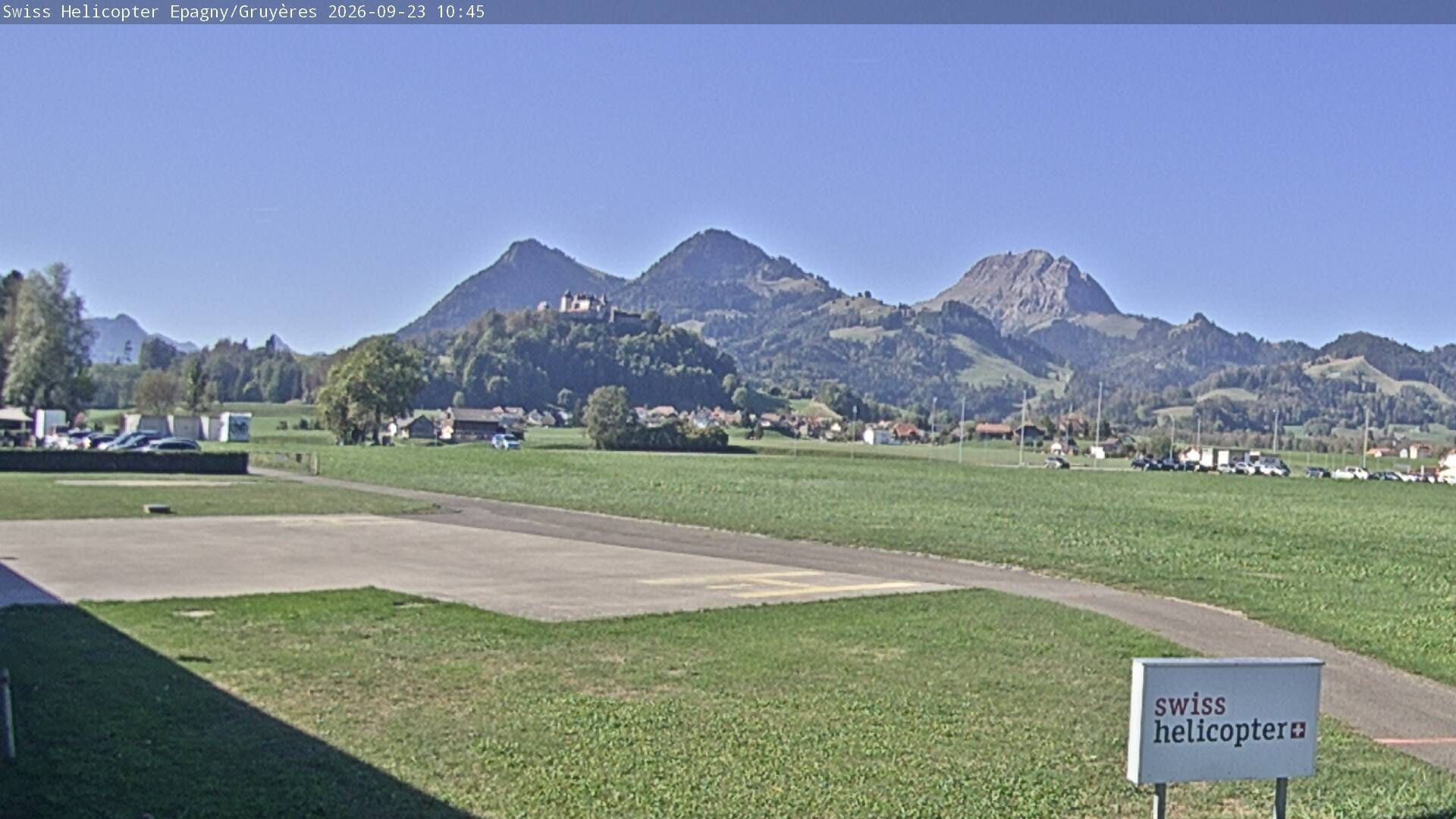 Epagny › Südwesten: Aérodrome Gruyères - Chapelle du château de Gruyères