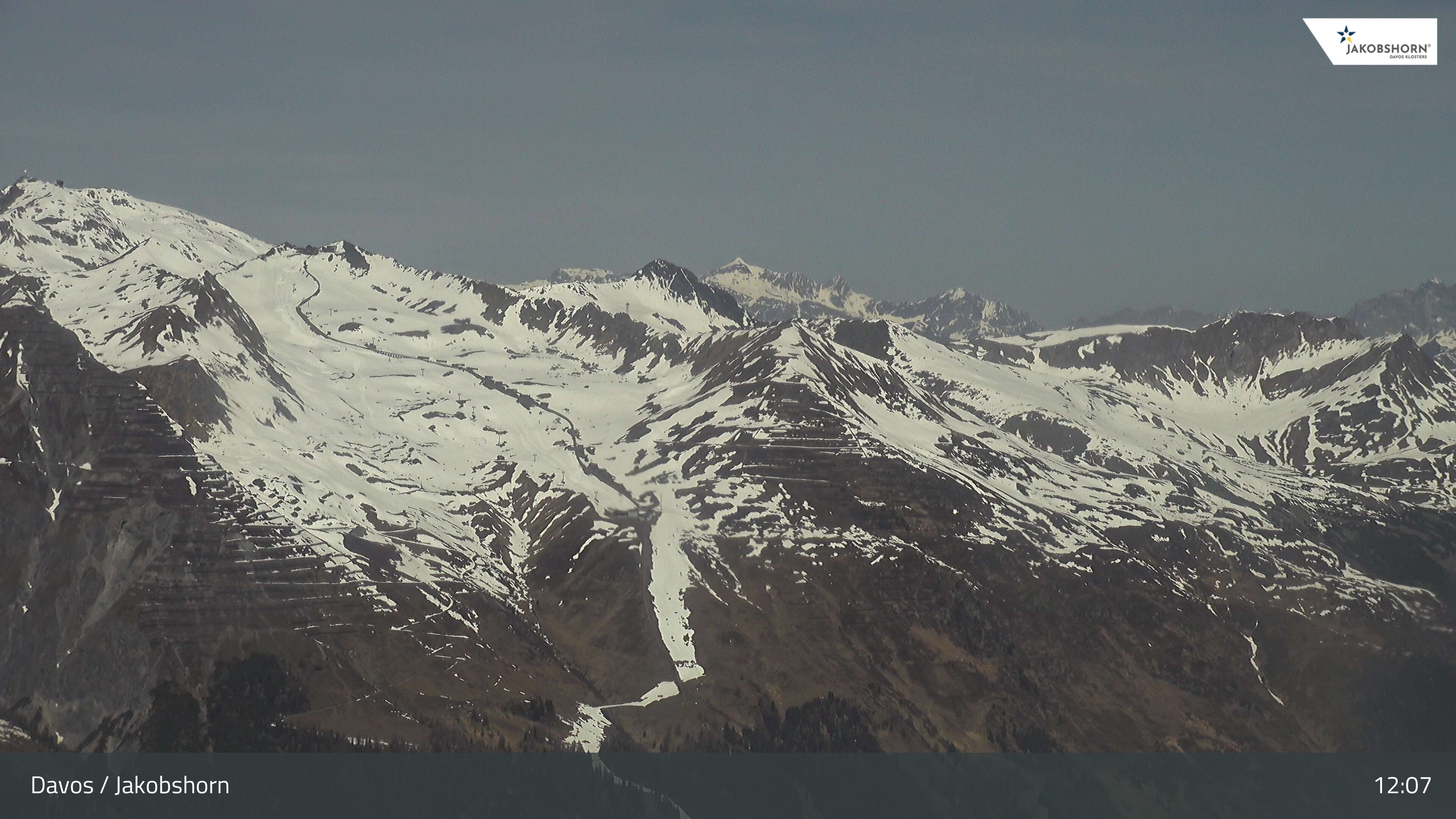 Davos: Platz - Jakobshorn, Blick Gipfel und