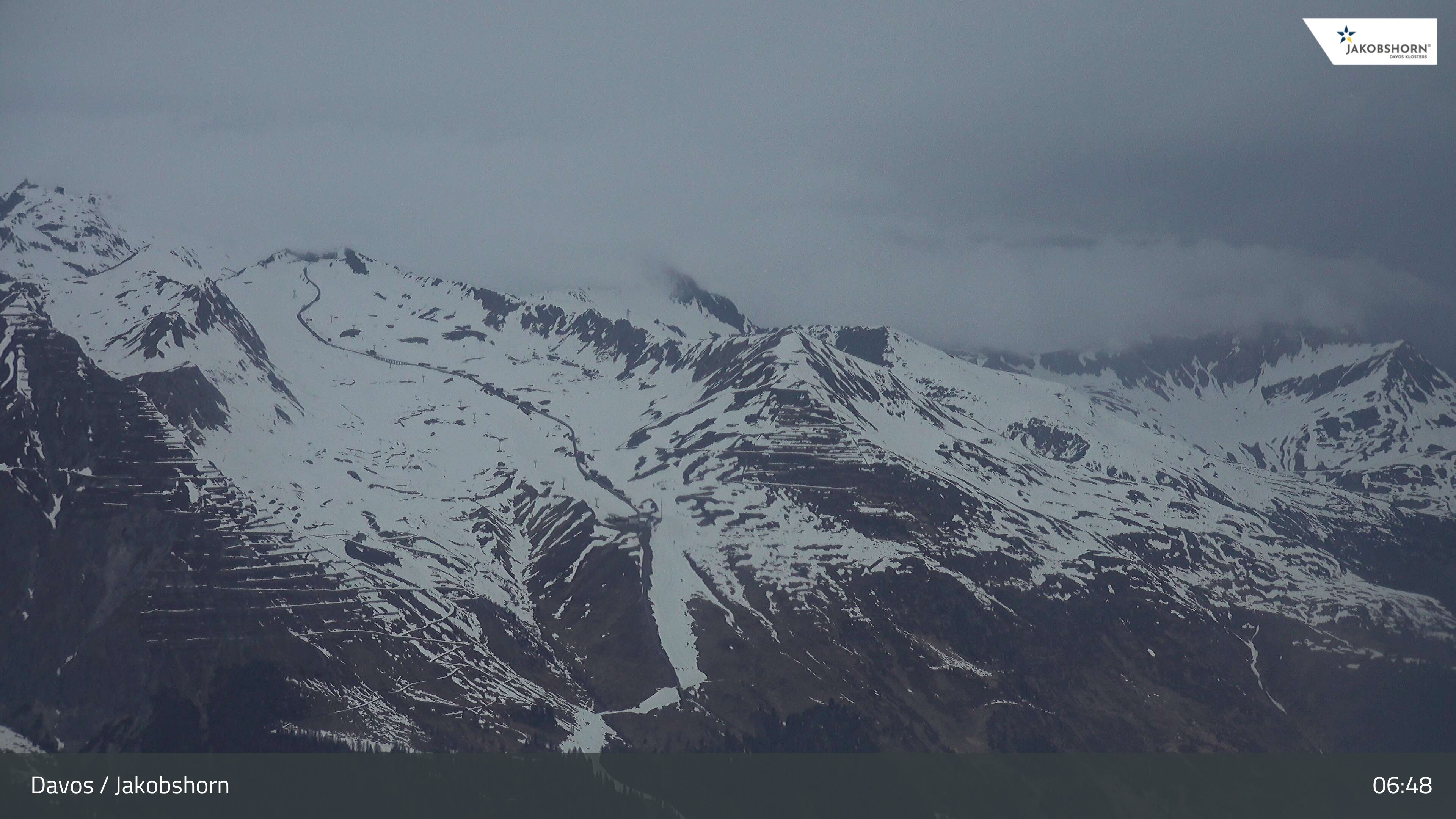 Davos: Platz - Jakobshorn, Blick Gipfel und