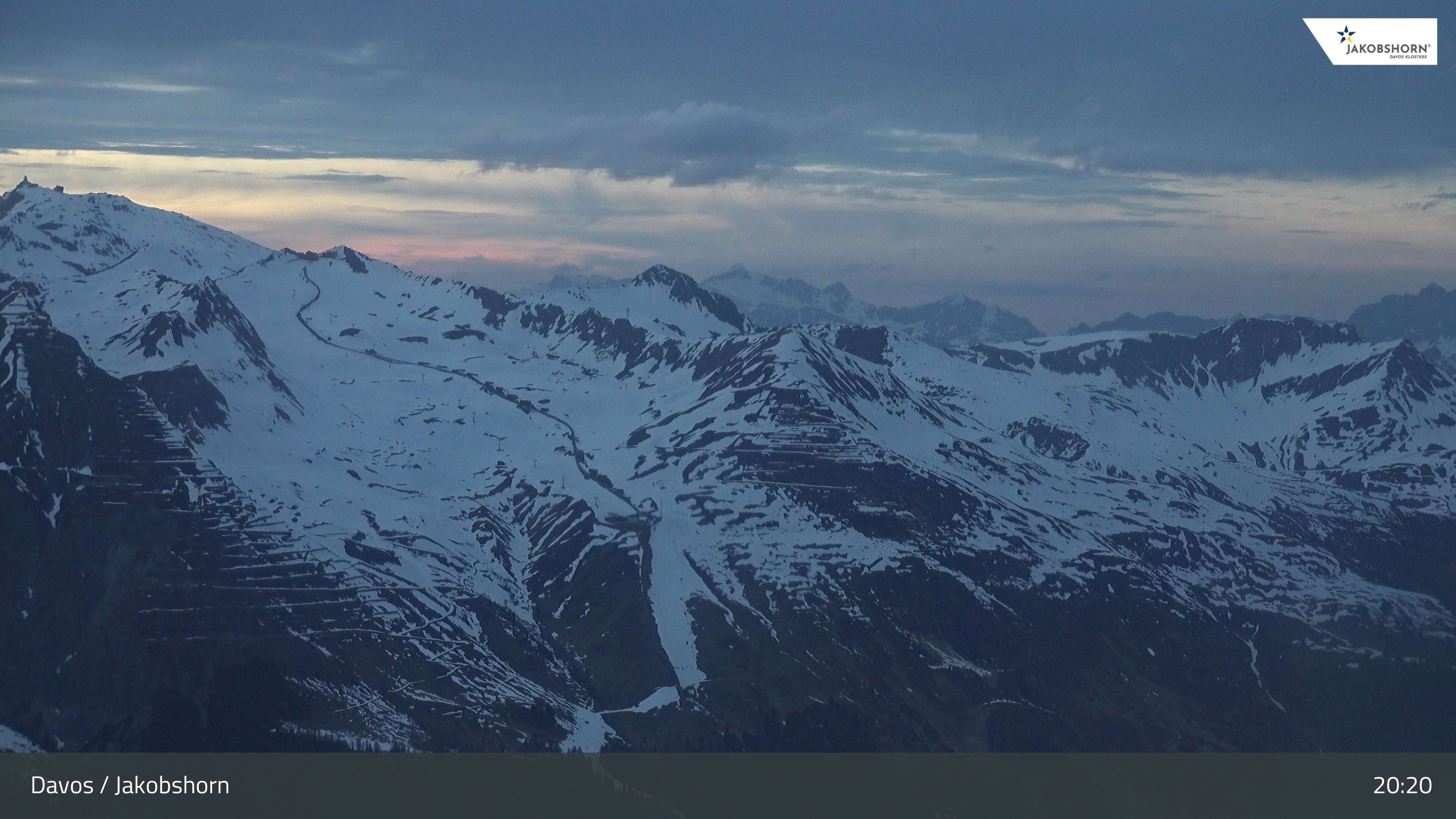 Davos: Platz - Jakobshorn, Blick Gipfel und