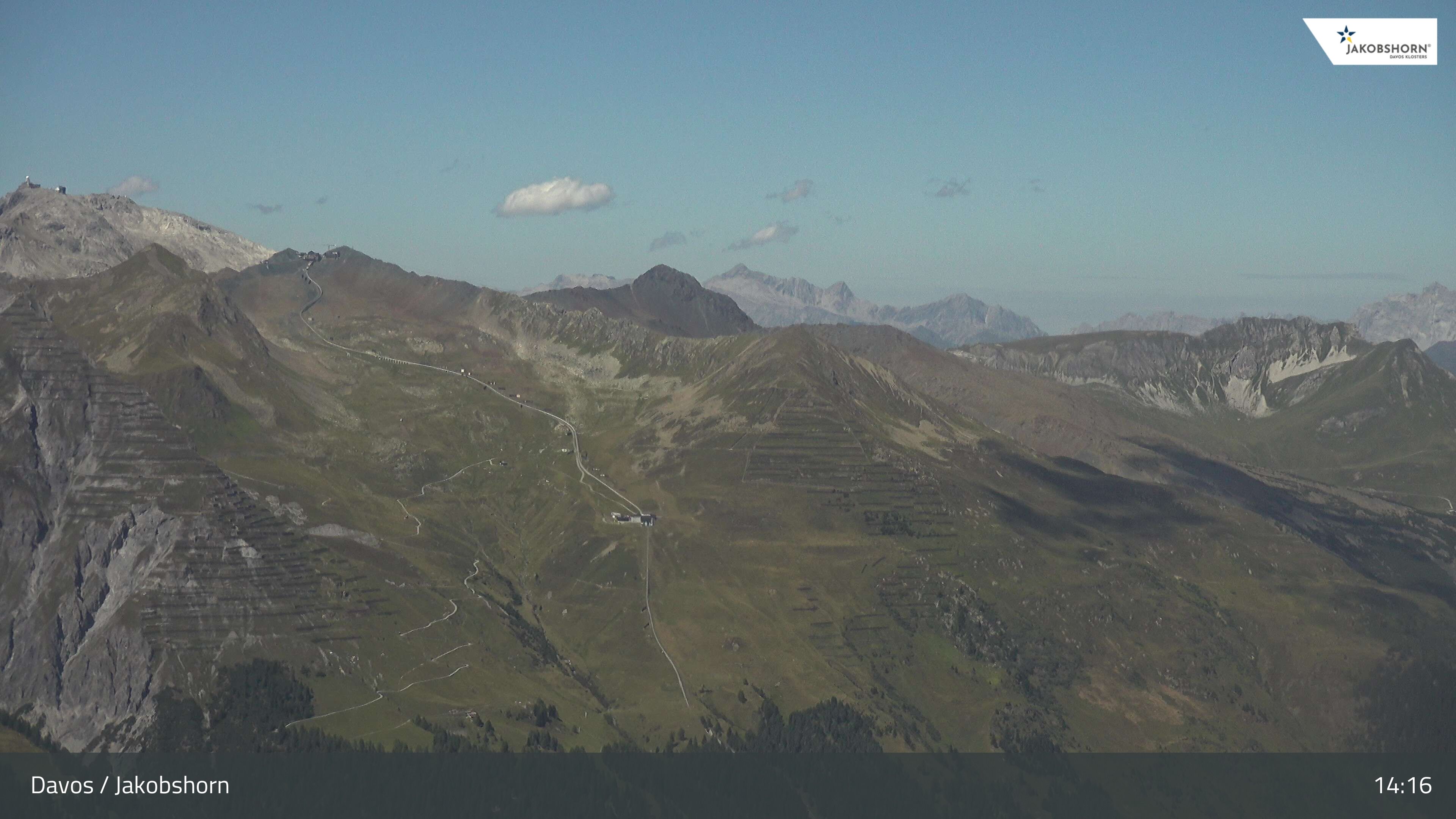 Davos: Platz - Jakobshorn, Blick Gipfel und