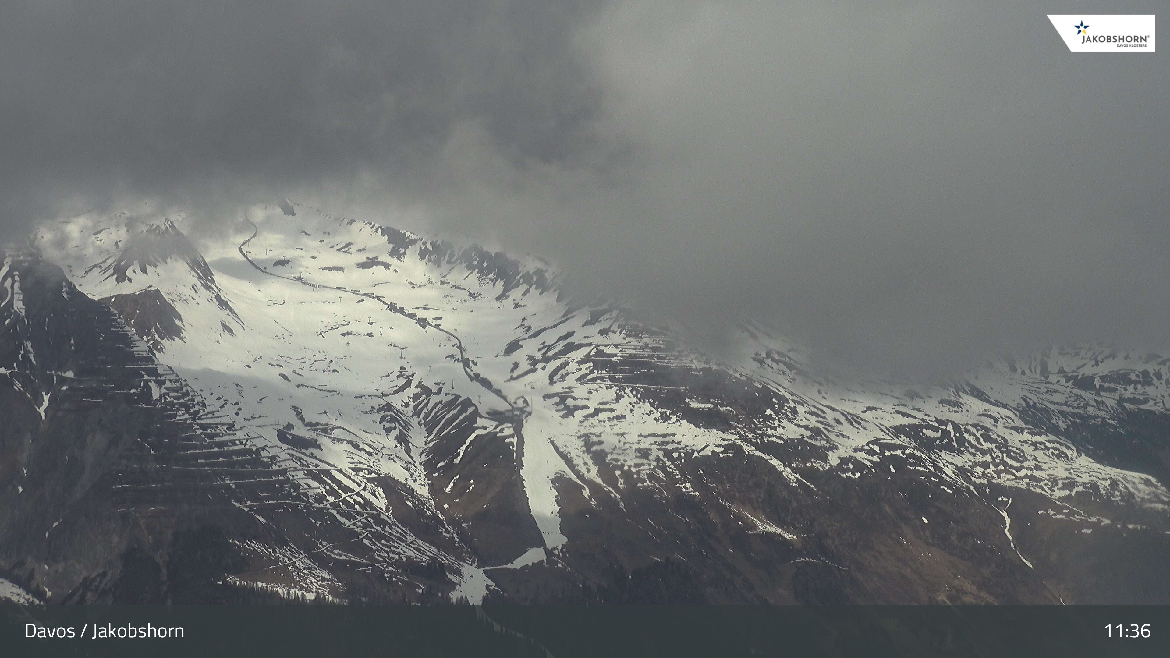 Davos: Platz - Jakobshorn, Blick Gipfel und