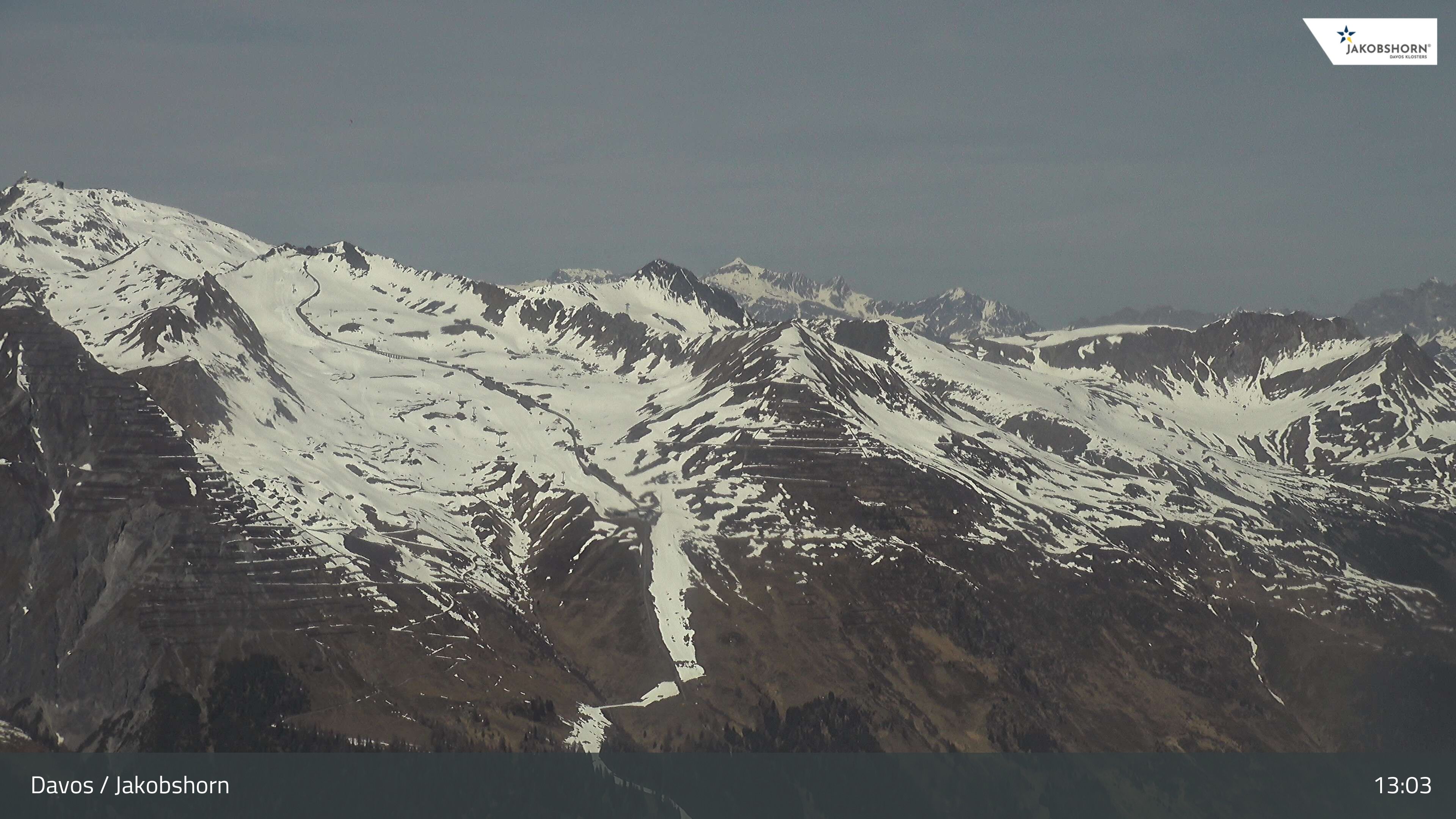 Davos: Platz - Jakobshorn, Blick Gipfel und