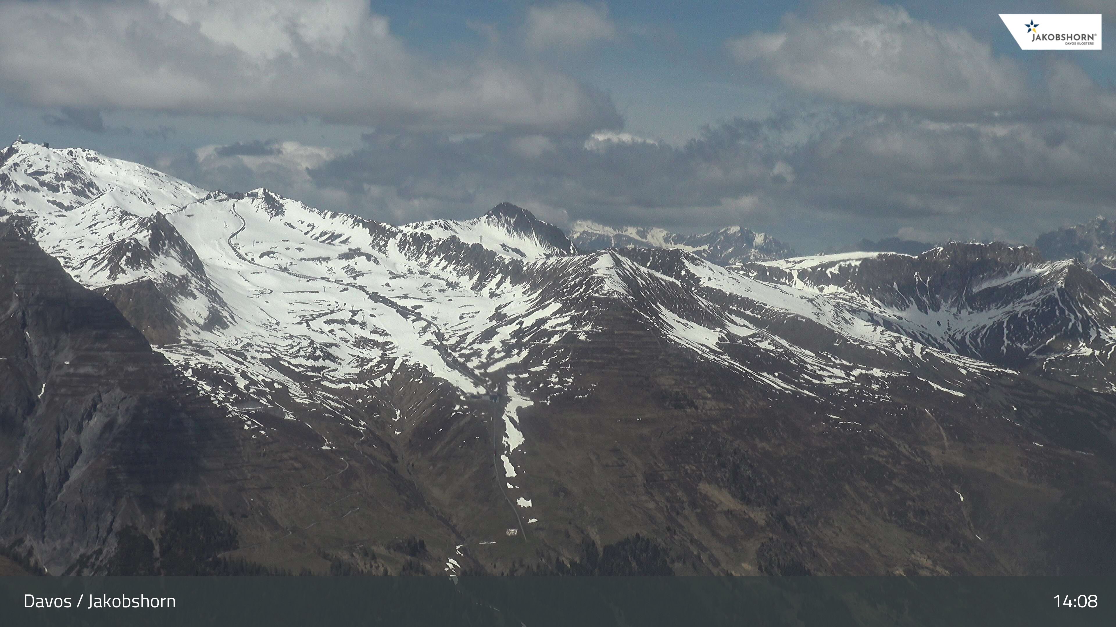 Davos: Platz - Jakobshorn, Blick Gipfel und