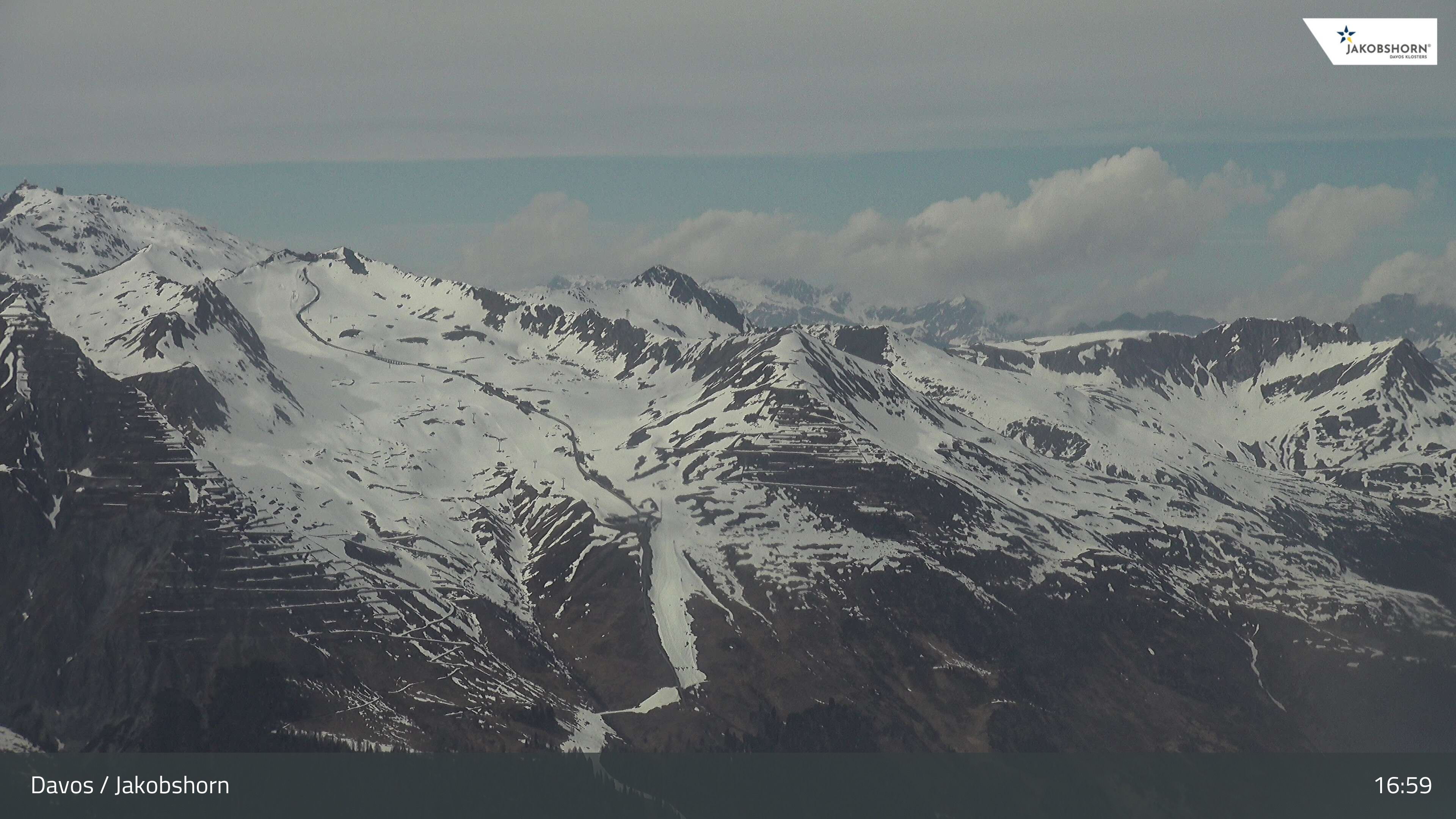 Davos: Platz - Jakobshorn, Blick Gipfel und