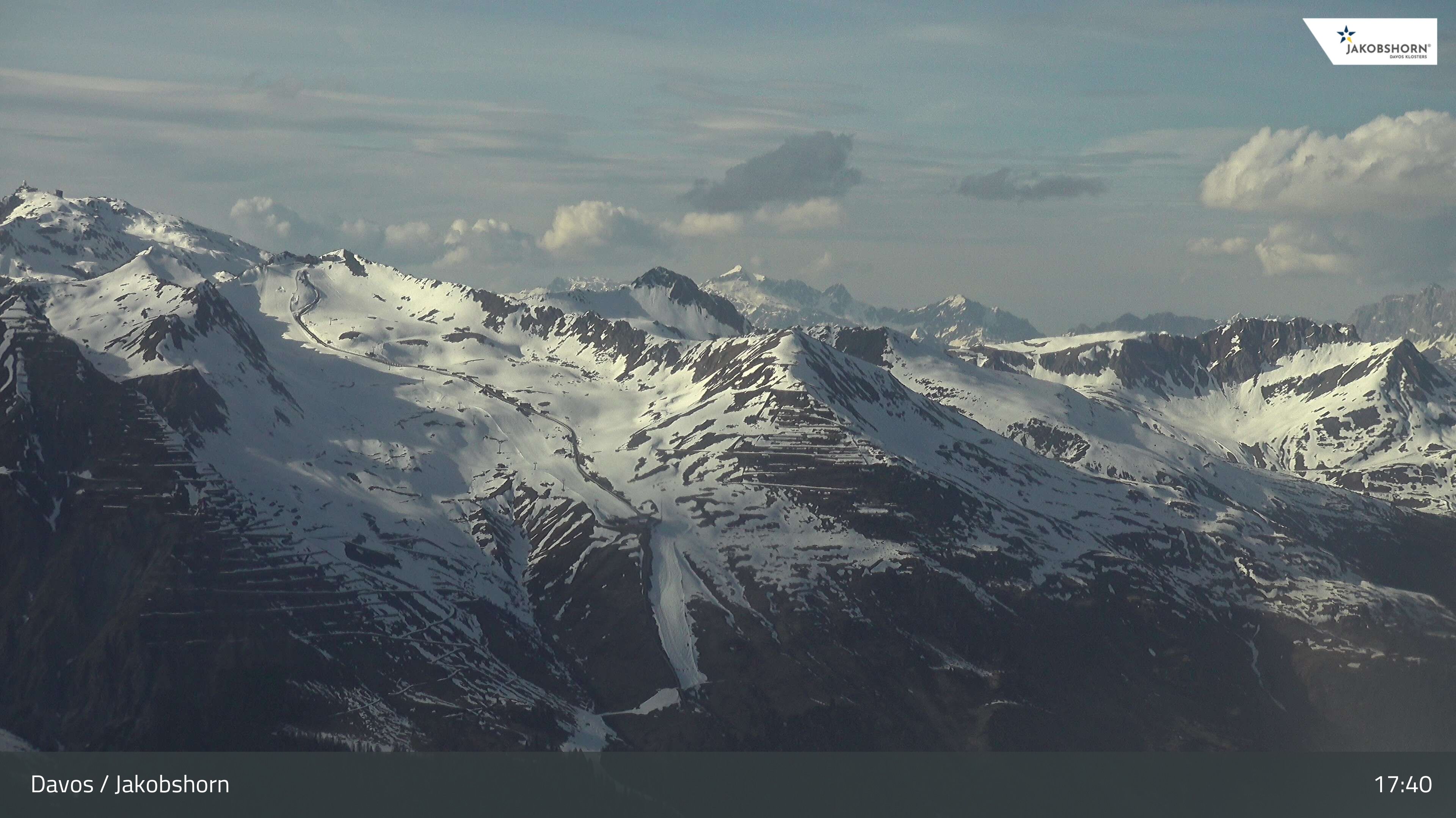 Davos: Platz - Jakobshorn, Blick Gipfel und