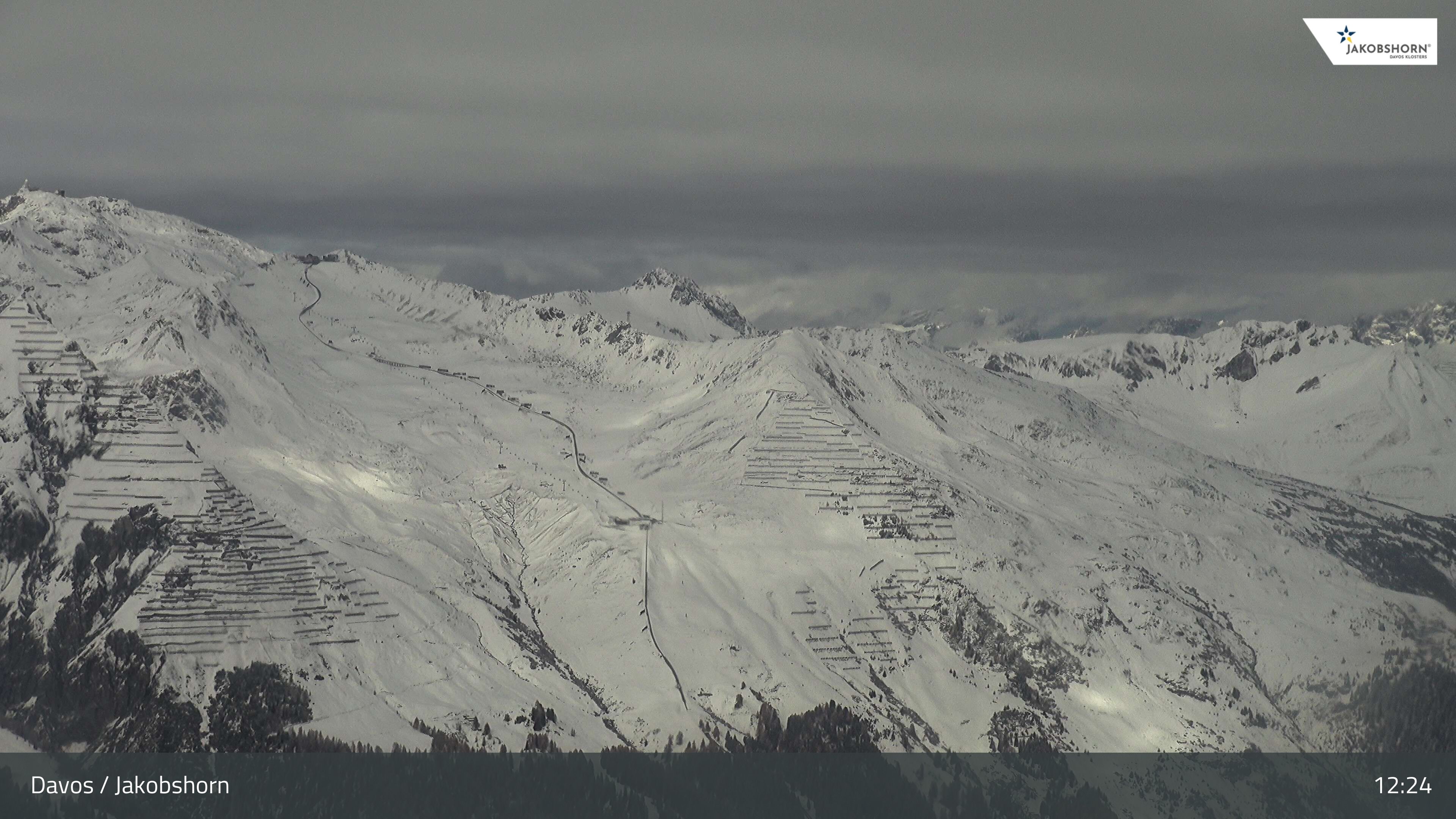 Davos: Platz - Jakobshorn, Blick Gipfel und