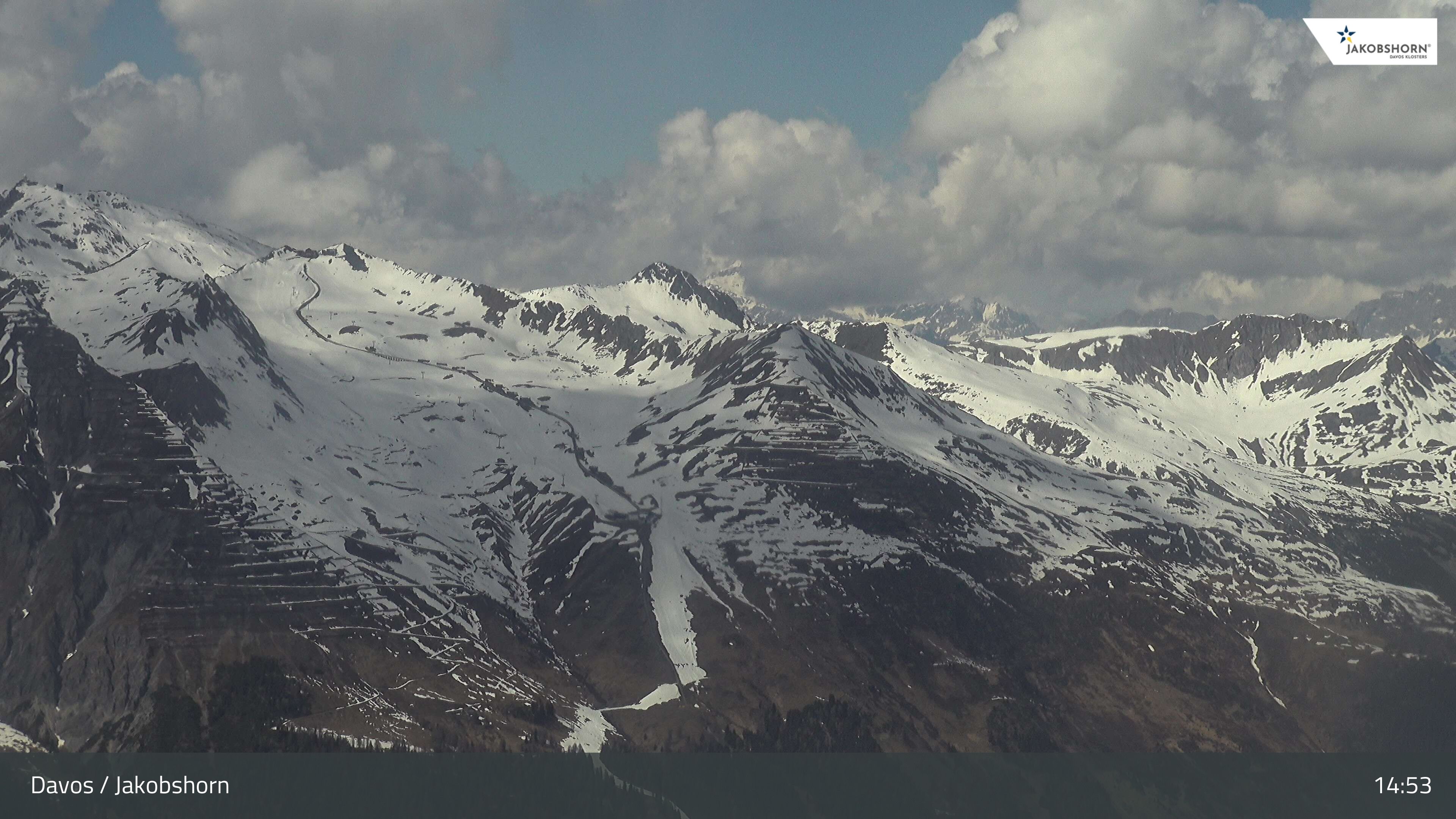 Davos: Platz - Jakobshorn, Blick Gipfel und