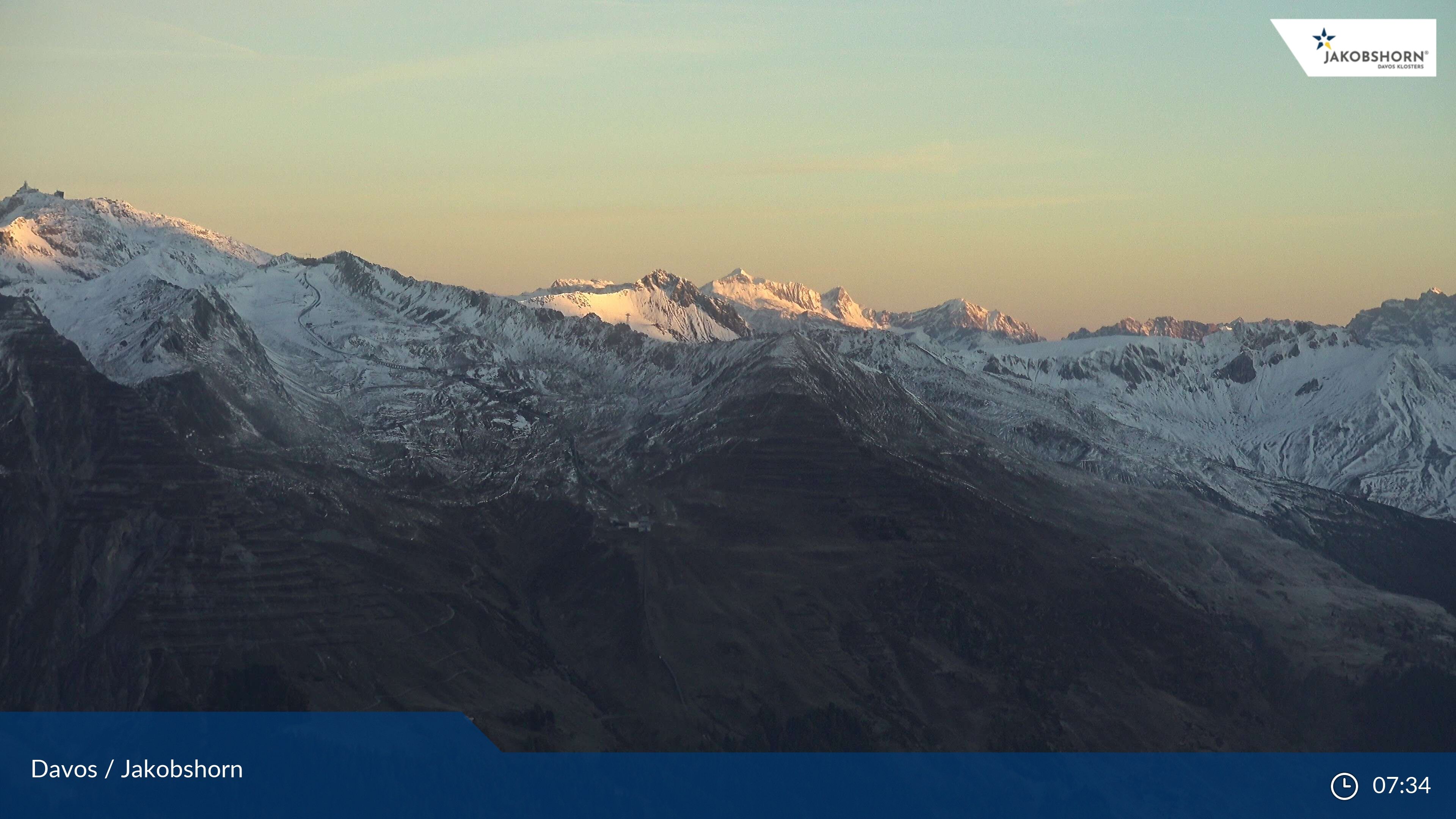 Davos: Platz - Jakobshorn, Blick Gipfel und